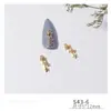 LZ Nueva Joyería de Circonita para Arte de Uñas Alas de Pegaso Perla Unicornio Oscuro Lazo Borla Material de Decoración de Uñas