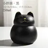 Gran Gato de la Suerte Cerámica Té Sellado Olla Portátil a Prueba de Humedad Viaje Pequeño Almacén de Té Mascota Caña Olla Conmemorativa