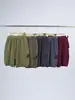 Insígnia de Braçadeira Estilo Clássico Stone Island Transfronteiriça Gaze de Algodão Respirável Tricô Lavado Shorts Casuais Calças de Cinco Pontos
