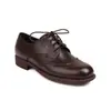 Zapatos de mujer de talla grande para comercio exterior, zapatos casuales retro británicos, zapatos Oxford para mujer de punta redonda con cordones y tacón bajo 3-60