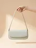Bolso Versátil de Estilo Coreano, Moderno y a la Moda, Bolso de Mano Cruzado para Mujer, Bolso de Hombro Único de Cuero Genuino para Mujer, Bolso Simple para Debajo del Brazo