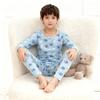 Conjunto de Ropa Interior Térmica de Algodón Grueso Clase A Otoño e Invierno para Niñas y Niños, Conjunto de Pijama para el Hogar sin Costuras