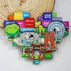 2026 Nuevo Modelo Imanes para Refrigerador de Monumentos de Ciudades Chinas Yunnan Shenyang Hong Kong Guangzhou Souvenirs Turísticos Culturales y Creativos
