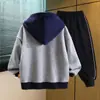 Conjunto Personalizado de Ropa Infantil para Niños Otoño 2026 Nuevo Conjunto Deportivo de Sudadera para Niños de Dos Piezas para Primavera y Otoño