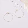Colgador Simple con Forma Especial Aretes Multiestilo Anillo de Hierro Triángulo Sentido de Alta Gama Nicho ins Estilo Frío Hebilla Francesa para la Oreja