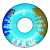 Círculo Personalizado de PVC para Esquí Acuático, Círculo de Burbuja Inflable, Flotador Inflable de PVC de una Persona para Remar y Nadar