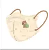 Nuevo modelo de mascarillas infantiles para edades de 4 a 12 años, con lindos y modernos estampados de capibaras, empaquetadas individualmente