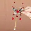Nuevo estilo pinza para el pelo de flor de esmalte para mujer, accesorio para el pelo exquisito de alta gama, pinza de pico de pato, adorno para el pelo, pinza para flequillo, peine para el pelo