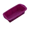 Molde de Silicona para Pastel Rectangular Grande Molde para Hielo Bandeja de Silicona para Hornear Moldes para Pastel Molde para Pan Tostado Suministros para Hornear