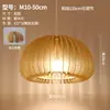 Luminária de cabeceira para quarto em estilo japonês wabi-sabi, luminária de parede com fundo de arte em madeira para sala de estar, popular em hospedagens online, luminária pendente de abóbora simples e única