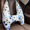 Almohada para Coche para Prevenir Tensión en el Cuello, Reposacabezas de Coche de Dibujos Animados Lindo, Almohada de Soporte para el Cuello, Reposacabezas de Coche para Niños, Gadget para Dormir en el Asiento Trasero