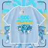 Jogo Transfronteiriço Roubar um Cérebro Podre Não. Camiseta de Manga Curta 67 Enigmas para Meninos e Meninas