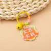 Chaveiro Criativo de Acrílico com Letras Dupla Face, Pingente de Desenho Animado Fofo, Pequeno Presente para Estudantes, Pingente de Mochila, Personalizável