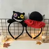 Mingguan Producto Nuevo Transfronterizo Halloween Dibujos Animados Muñeco Tridimensional Diadema Cabeza de Bruja Calabaza Hebilla de Cabeza Diadema de Vampiro Venta al por Mayor