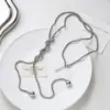 Moda Estilo Coreano Cadena Larga de Suéter Serpiente Temperamento Versátil Otoño e Invierno Collar Accesorios para Ropa de Mujer Colgante Venta al por Mayor