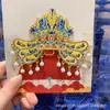 Cidade Proibida Dinastia Song Rainha Qin Coroa de Fênix Metal Ímã de Geladeira Magnético Souvenir de Viagem Presente Dinastia Song