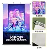 Fábrica de Guangdong K-Pop Caçadoras de Demônios Grupo Feminino Anime Impressão de Arte de Parede Pôster de Tecido Merchandise de Cinema e Televisão Rolo de Arte de Parede
