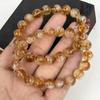 Pulseira de Cristal Torre Amarela Tampa de Leite Mel Natural Círculo Único Cristal Torre Amarela Torcido Pulseira DIY Acessórios de Miçangas Soltas