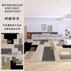 Alfombra de Terciopelo Moderna de Lujo Ligero Francés para Sala de Estar, Alfombra Retro a Cuadros Blanco y Negro para Dormitorio, Alfombra Sencilla para Hogar, Alfombra de Noche