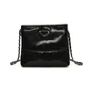 Bolsa Balde Diamante Bolsa Feminina 2025 Novo Design de Bolsa de Corrente Niche Fashion Bolsa Transversal Versátil Bolsa de Ombro