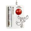 Cartera de Madera Navideña Decoración Colgante de Árbol de Navidad Soporte para Dinero Navideño Regalo en Efectivo