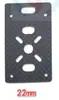 Modelo de Avião Suporte de Motor de Fibra de Carbono 3K Motor Brushless Multirotor 46 Braçadeira de Tubo 16 18 20 2225 30 Placa de Carbono