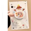 Nuevo Dibujo Animado Lindo de Navidad Adecuado para Soporte Magnético Magsafe Súper Adsorción Retráctil de Escritorio Bolsa de Aire Femenino D