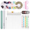 Conjunto de ferramentas de manicure mais vendidas da Amazon na fronteira, lâmpada de manicure, moedor, lixa de unha, caneta pintada, conjunto de manicure