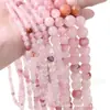 Jade Persa Cuentas Sueltas Jade Persa de Color Sangre Cuentas Redondas Cuentas de Jade de Color Fresa Pulsera Accesorios para Joyería DIY Lotes a Granel de Cuentas