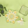Molde de Pegamento DIY Posavasos Mandala Posavasos Mandala Patrón de Flor de Silicona Molde Espejo Venta Caliente de Amazon