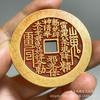 Atacado de fábrica latão cinnabar montanha fantasma gastando cobre puro Leigong montanha fantasma cobre 48mm fornecimento de bancada cobre moedas antigas