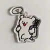 Placa Acrílica Lindos Dibujos Animados Cachorro de Bádminton Serie Periférica de Anime Accesorios para Manualidades Colgantes al por Mayor