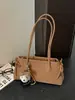 Bolso de Axila de Moda para Viajes Diarios para Mujer 2026 Modelo Nuevo Bolso de Hombro y Axila Simple Versátil Bolso de Mano de Nicho con Textura