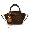 Bolso de mujer de gran capacidad 2026 nuevo otoño vintage gamuza tote bag, bolso de mano para ir al trabajo, bolso de hombro y cruzado