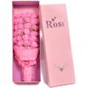 Regalo para Esposa, Novia, Mejor Amiga, Madre, Ramo de Caja de Regalo de 33 Flores de Jabón de Rosa de Gasa Flores Hechas a Mano