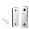 Armário com Porta de Correr Magnética Sem Furos, Fecho de Tira Magnética Autoadesiva para Porta de Armário, Ímã de Porta de Correr Invisível, Batente Magnético Forte para Porta