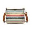 Bolso tejido de colores de gran venta transfronterizo para mujer, bolso de hombro casual exquisito, bolso cruzado versátil para el día a día, moderno y de nicho con un toque de alta gama