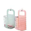 Cesta Plegable para Ropa Sucia Colgante de Pared Cesta de Almacenamiento de Plástico para Ropa Sucia sin Taladro Cesta para Ropa Sucia