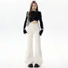 Novedad Primavera/Verano 2026 Estilo Americano Popular Pantalones Acampanados Elásticos Moda Chica Atrevida Jeans para Mujer Pantalones Largos Pantalones Extra Largos