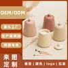 Recipientes de Aromaterapia Simples Feitos à Mão DIY Transfronteiriços, Ornamentos com Tampa, Pote de Armazenamento, Pote de Cerâmica de Alto Valor para Velas, Personalização