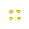 Ouro de bolsa 18K alta cor 4mm contas de seda contas DIY acessórios de joias artesanais pulseira colar material para contas