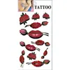 Pegatinas de Tatuaje de Cereza de Dibujos Animados Impermeables Femeninas de Larga Duración Estilo Ins Artificial Pegatinas de Tatuaje de Gama Alta Personalización