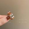 Lindo anillo de cachorro con dibujo de aceite goteando personalidad divertida ins diseño de nicho moda infantil anillo de dedo índice abierto femenino