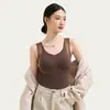 Chaleco Térmico Lyocell Antigravedad Hidratante y Reafirmante Otoño e Invierno Ropa Interior Térmica de Modal Forro Polar con Almohadilla en el Pecho 8892