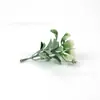 Explosiones calientes de comercio exterior 66 piezas de traje de planta verde artificial hojas de hierba acuática material de corona de ramo de rosas hecho a mano
