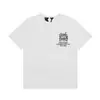 Vlone Fog260G Manga Curta Ceifador Edição Limitada High Street Camiseta Modelagem Solta Estampada Estilo Americano Colaboração Juice Wrld