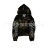 Comércio Exterior Transfronteiriço Temporada Primavera e Outono 2026 Moletom com Capuz e Zíper Estampado Camuflado Harajuku Moda de Rua Personalizada Masculino e Feminino