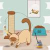Nuevo Dibujo Animado Creativo Totoro Pesca Alambre de Acero Gato Palo para Jugar Ventosa Artefacto de Auto-alivio Palo Largo para Jugar con Gatos