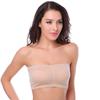 Venta al por mayor transfronteriza, gran oferta, top de tubo de doble capa de talla grande con almohadilla para el pecho, ropa interior sin costuras, vestido inalámbrico con pecho envuelto
