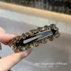 Pinzas para el cabello de pedrería brillante de lujo estilo coreano Dongdaemun Primavera 2026 para mujer, Colección de accesorios para el cabello de la frente